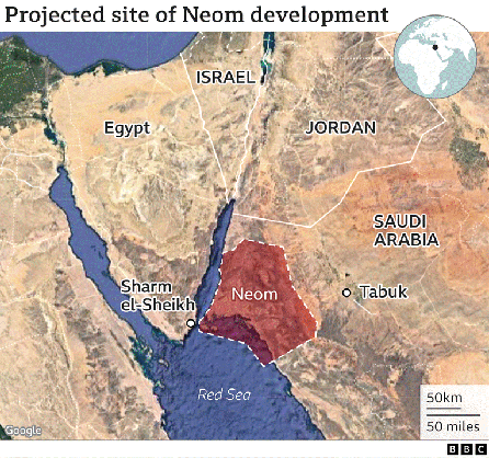Saudi Arabia khởi công xây dựng siêu công trình Neom 500 tỷ USD