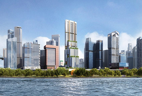 Ra mắt tòa nhà chọc trời siêu cao đầu tiên ở Singapore