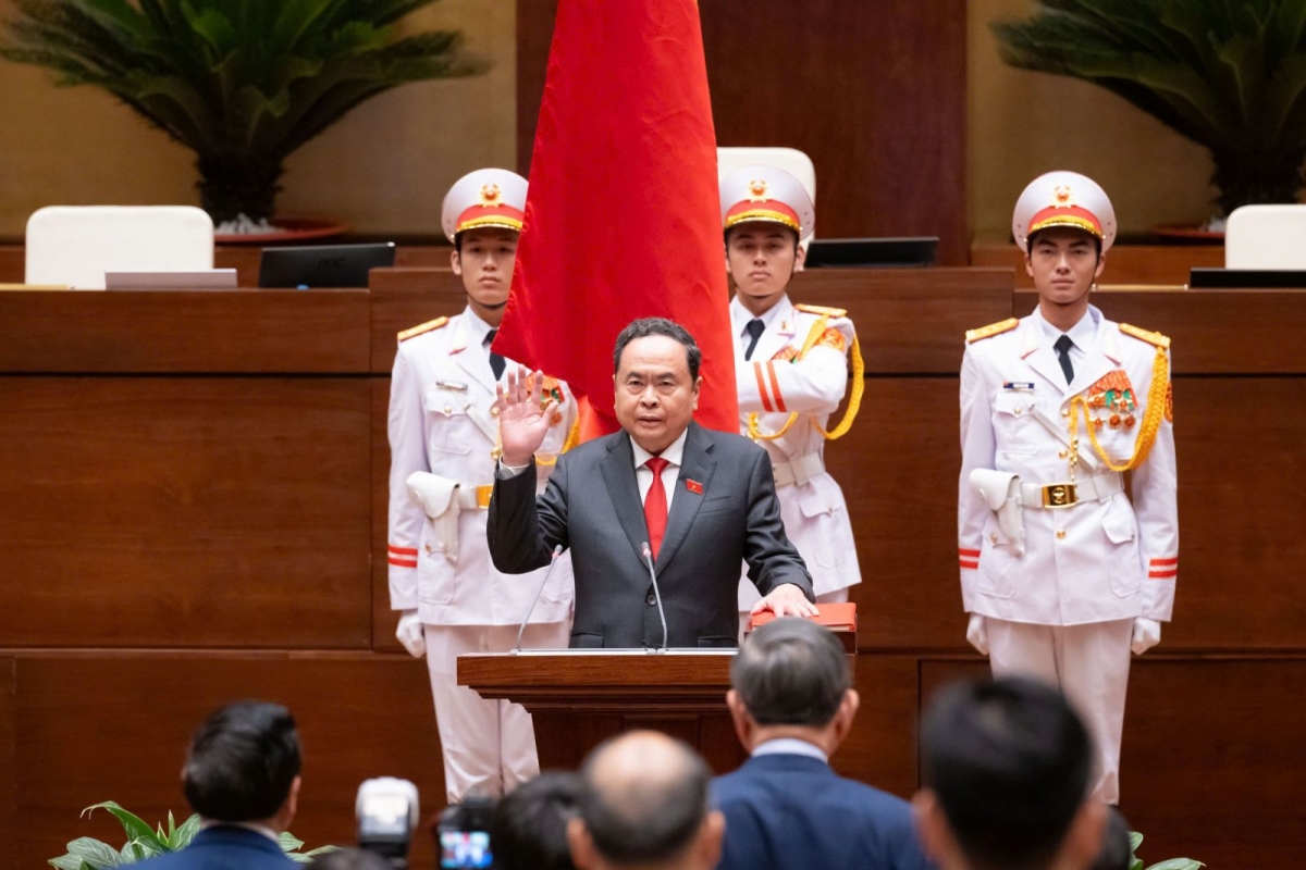 Đồng chí Trần Thanh Mẫn tiếp tục được bầu giữ chức Chủ tịch Quốc hội khóa XVI