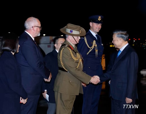 Tổng Bí thư, Chủ tịch nước Tô Lâm bắt đầu thăm cấp Nhà nước Liên bang Australia