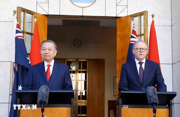Báo chí Australia đưa tin đậm nét về chuyến thăm của Tổng Bí thư, Chủ tịch nước Tô Lâm