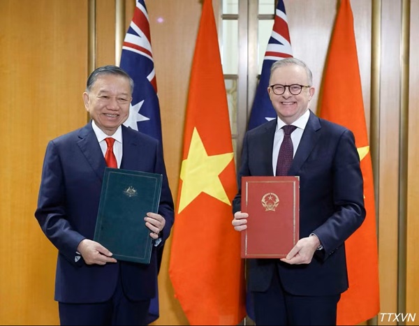 Tuyên bố chung về tăng cường kết nối khoa học, công nghệ và đổi mới sáng tạo giữa Việt Nam và Australia