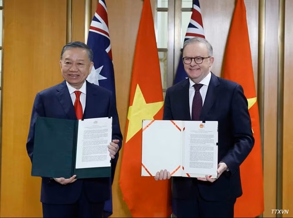 Tuyên bố chung về nâng cao sức chống chịu, thích ứng và phục hồi kinh tế Việt Nam-Australia