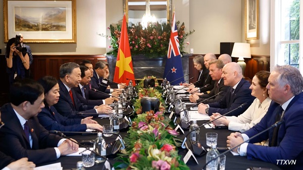 Tuyên bố chung giữa Việt Nam và New Zealand nhân chuyến thăm cấp Nhà nước của Tổng Bí thư, Chủ tịch nước Tô Lâm tới New Zealand