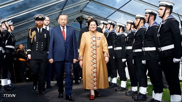 Lễ đón Tổng Bí thư, Chủ tịch nước Tô Lâm thăm cấp Nhà nước tới New Zealand