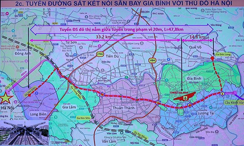 Đề xuất cơ chế đặc thù cho tuyến đường nối sân bay Gia Bình với Hà Nội