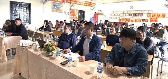 Hội nghị lấy ý kiến về quy hoạch dự án Trường Tiểu học Nùng Trí Cao