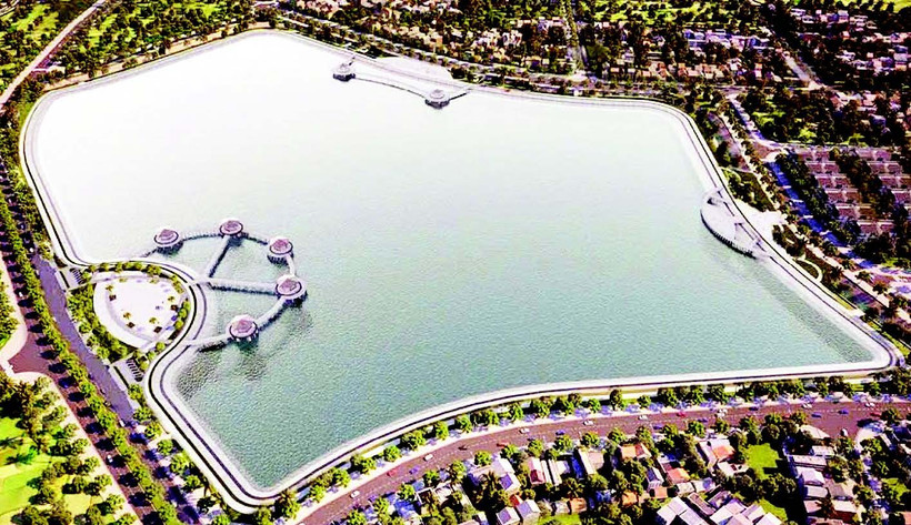 Gấp rút thi công các dự án chống úng ngập