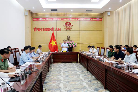 UBND tỉnh nghe báo cáo Đồ án điều chỉnh quy hoạch phân khu Đại lộ Vinh – Cửa Lò