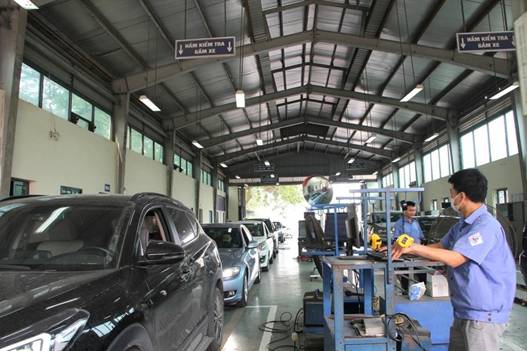 Rút ngắn thời gian cấp giấy chứng nhận kiểm định phương tiện từ 1/6