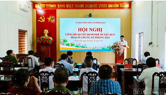 Lào Cai: Công bố Quy hoạch chung xã Phong Hải, hướng tới đô thị loại III