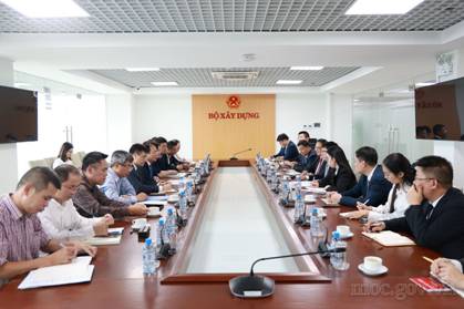Thứ trưởng Nguyễn Văn Sinh tiếp lãnh đạo Tập đoàn Vật liệu xây dựng Quốc gia Trung Quốc
