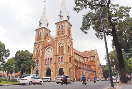 The Notre Dame Cathedral in downtown HCM City will undergo its first renovation since it was built in 1887. 