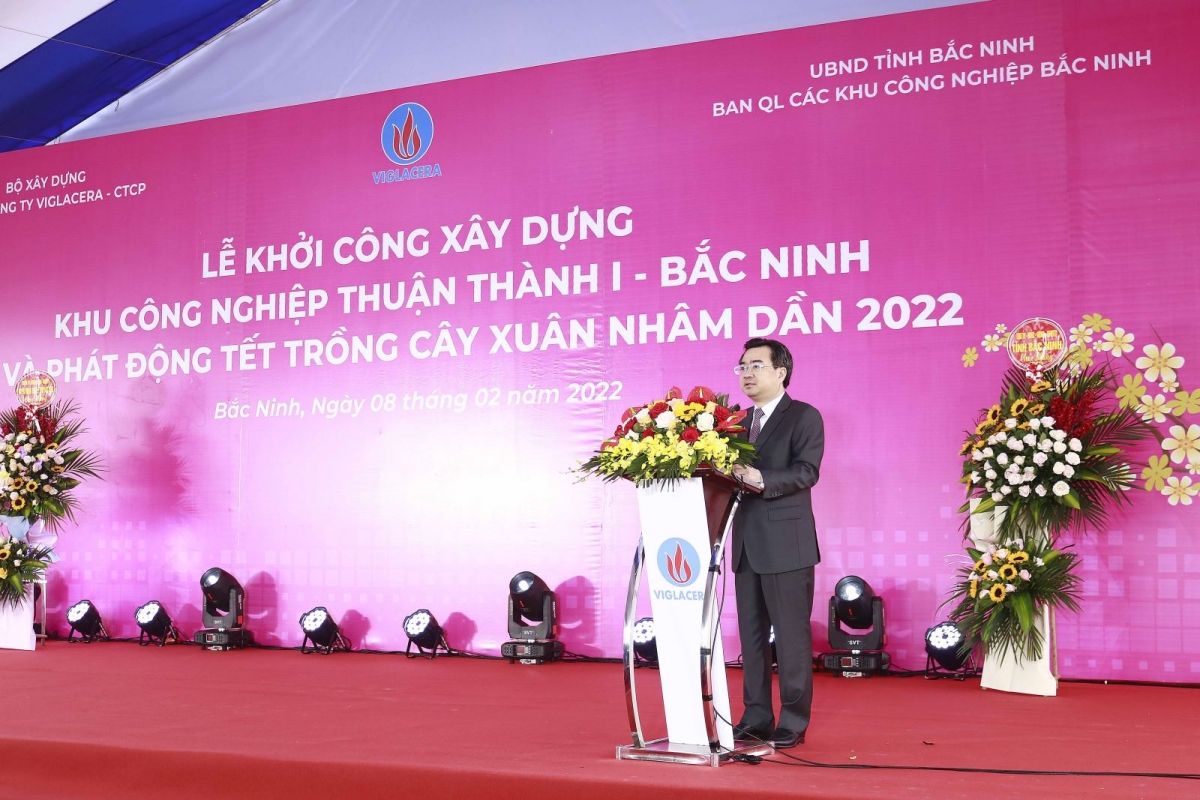 Ground breaking ceremony for new industrial park, workers’ housing projects in Bac Ninh