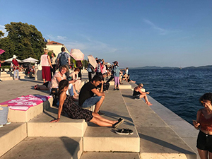 Cây đàn của Thần biển ở Zadar