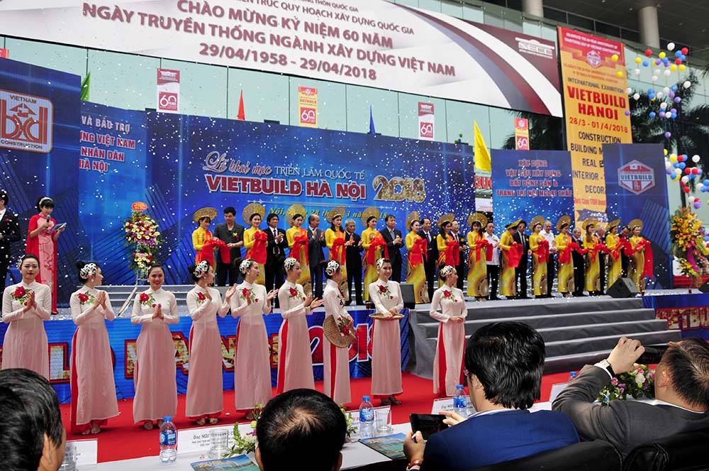 Khai mạc Triển lãm quốc tế Vietbuild Hà Nội năm 2018