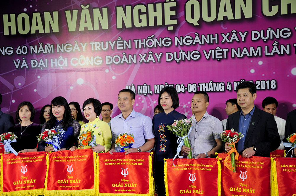 VIUP đoạt giải Nhất tại Liên hoan văn nghệ quần chúng Bộ Xây dựng năm 2018 