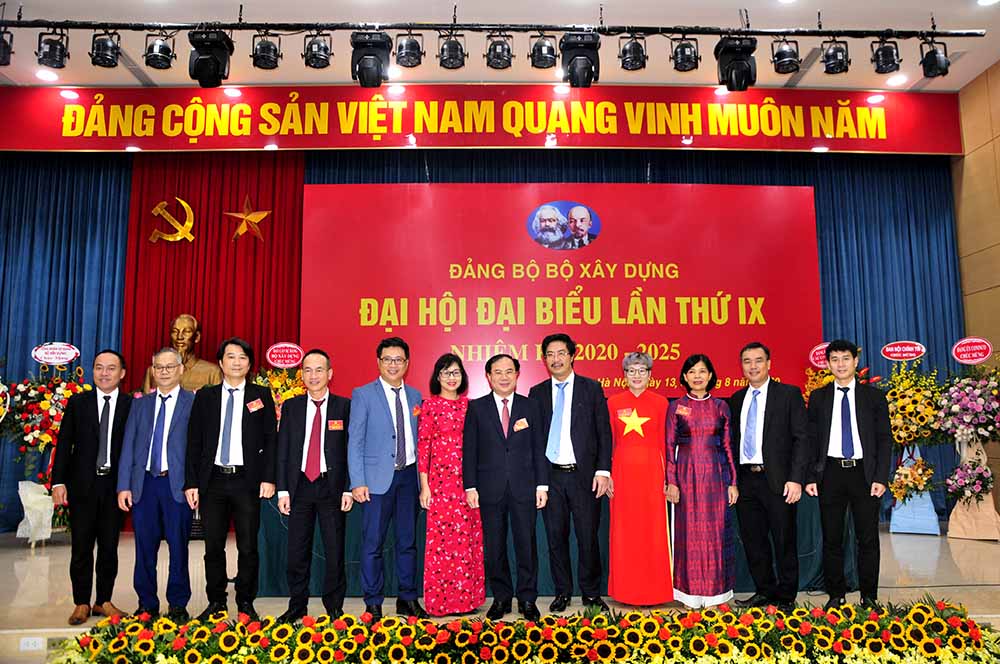 Đoàn đại biểu Viện Quy hoạch đô thị và nông thôn quốc gia tham dự đại hội đại biểu Đảng bộ Bộ Xây dựng nhiệm kỳ 2020-2025 