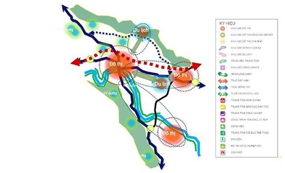 Nghệ An: Quy hoạch huyện Nam Đàn đến năm 2035 sẽ có 3 vùng đô thị 