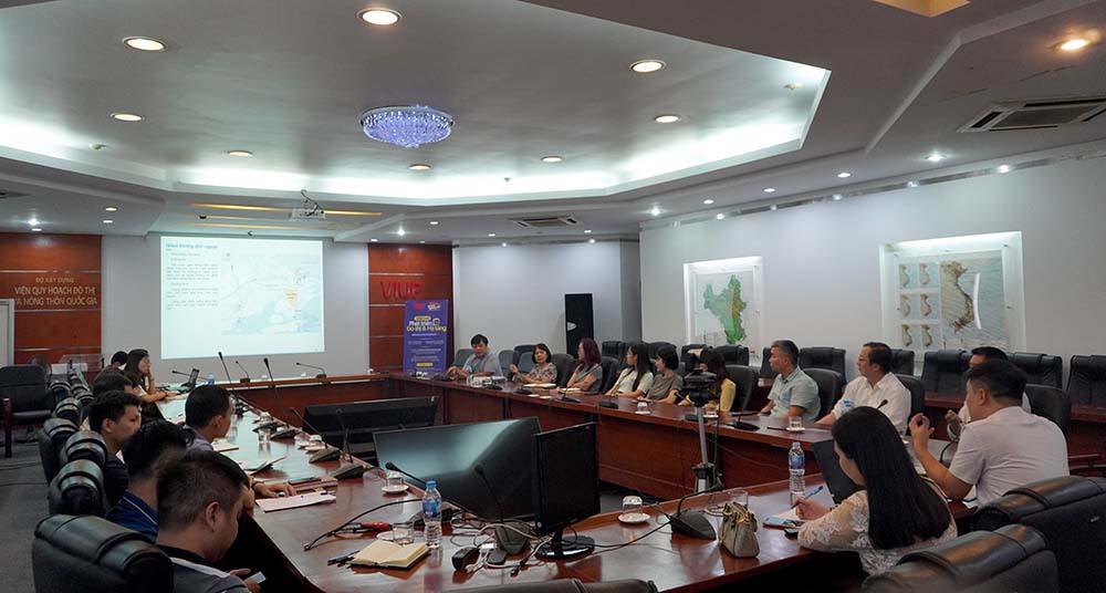 Lãnh đạo VIUP họp với đại diện công ty BIM Hà Nội về triển khai ứng dụng BIM trong công tác quy hoạch