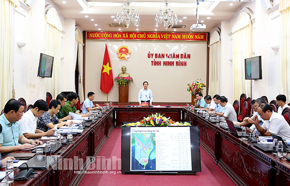 Hội nghị báo cáo Quy hoạch xây dựng vùng huyện Kim Sơn đến năm 2040.