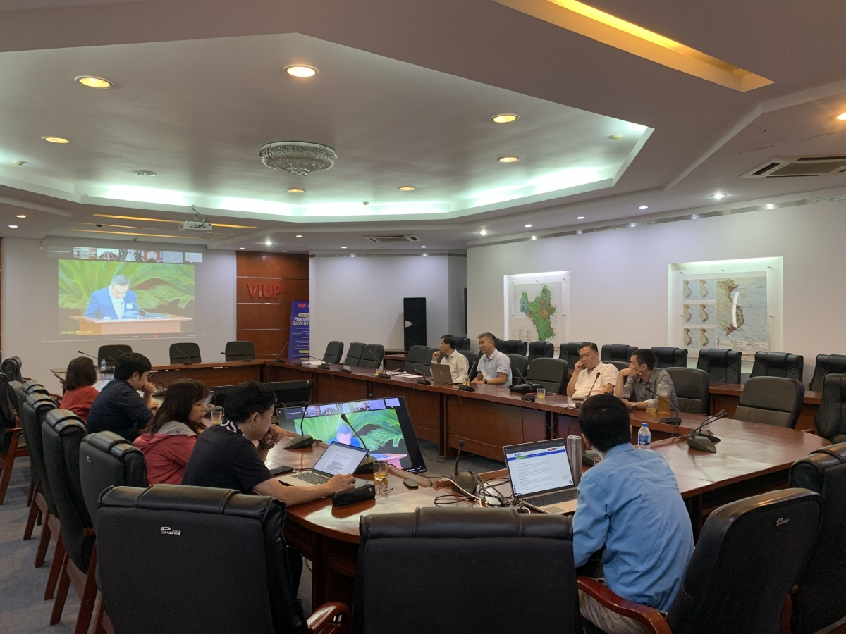 Đảng bộ VIUP tham dự hội nghị trực tuyến toàn quốc quán triệt, triển khai nghị quyết của Bộ Chính trị về phát triển Vùng đồng bằng sông Hồng