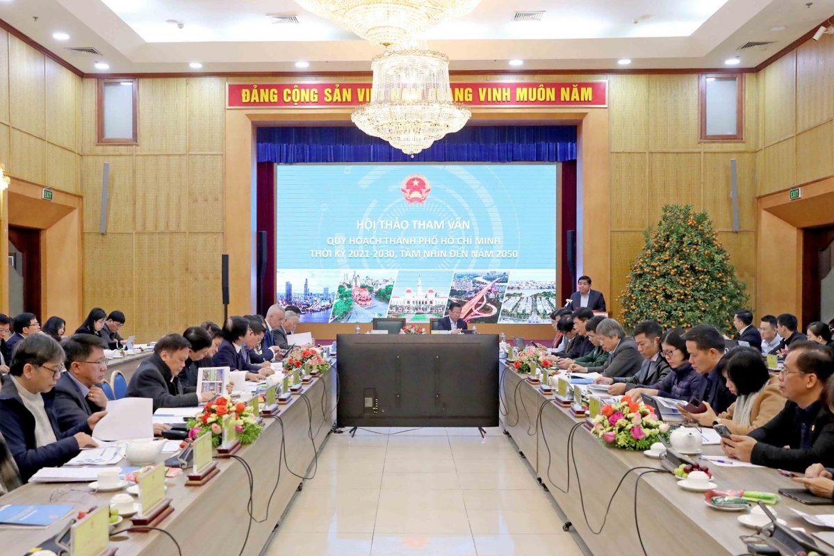 Hội thảo tham vấn Quy hoạch thành phố Hồ Chí Minh thời kỳ 2021-2030, tầm nhìn đến năm 2050