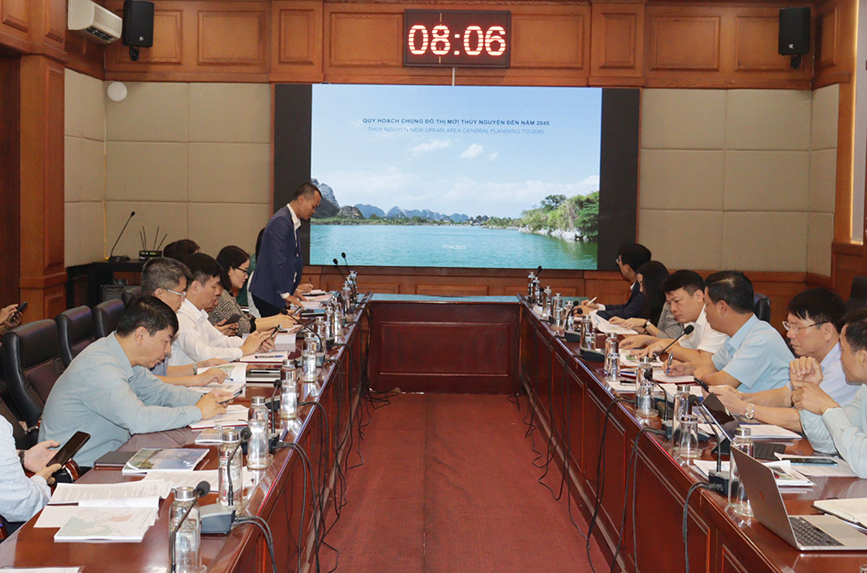 Thẩm tra hồ sơ Đồ án quy hoạch chung đô thị mới Thủy Nguyên, thành phố Hải Phòng đến năm 2045