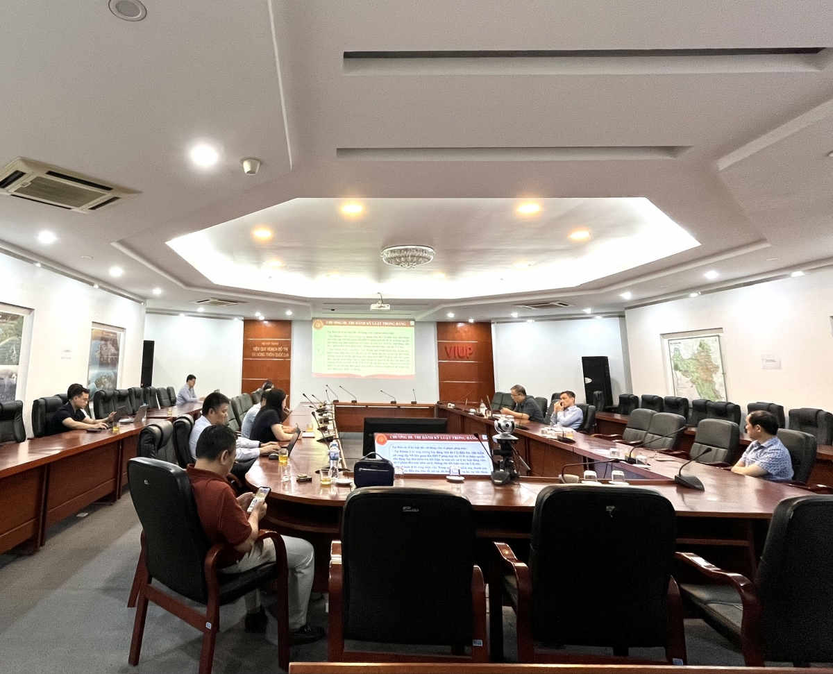 Hội nghị phổ biến, quán triệt và triển khai một số văn bản mới về công tác kiểm tra, giám sát và kỷ luật của Đảng