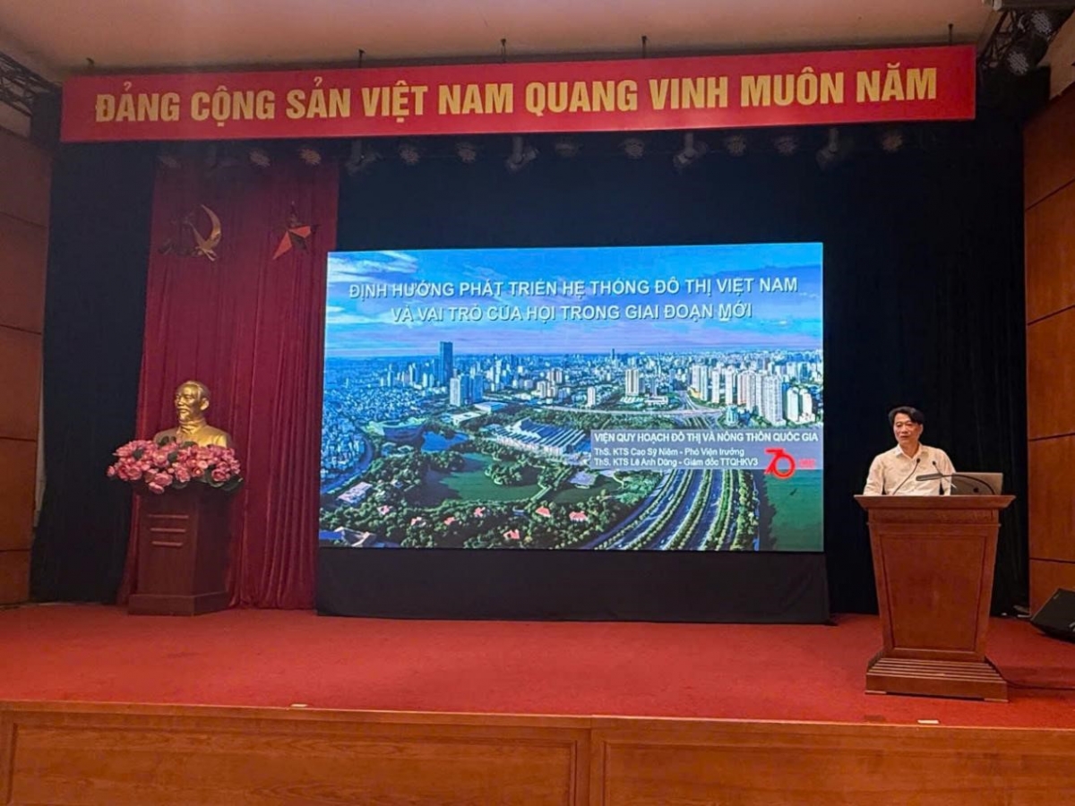 VIUP đóng góp tham luận về định hướng phát triển hệ thống đô thị Việt Nam tại Hội thảo của Hội Quy hoạch Phát triển Đô thị Việt Nam