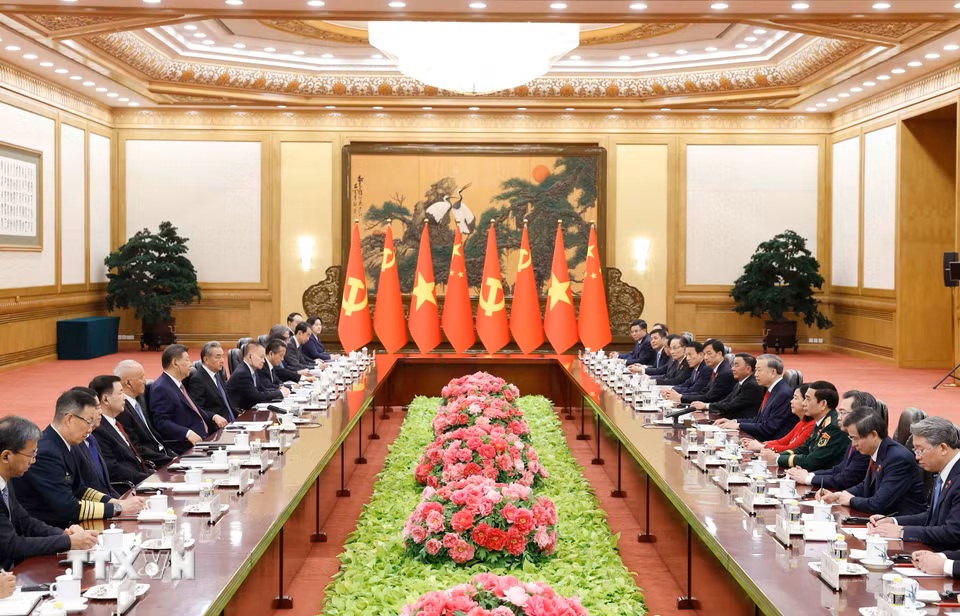 Tổng Bí thư, Chủ tịch nước Tô Lâm hội đàm với Tổng Bí thư, Chủ tịch nước Trung Quốc Tập Cận Bình