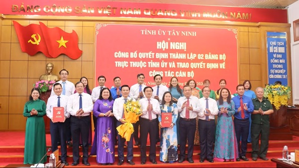 Tây Ninh thành lập 2 Đảng bộ quan trọng