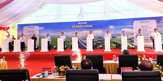 Khởi công tuyến cao tốc đầu tiên tại tỉnh Hà Giang