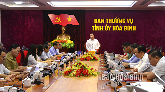 Ban Thường vụ Tỉnh ủy cho ý kiến vào Quy hoạch tỉnh thời kỳ 2021 - 2030, tầm nhìn đến năm 2050