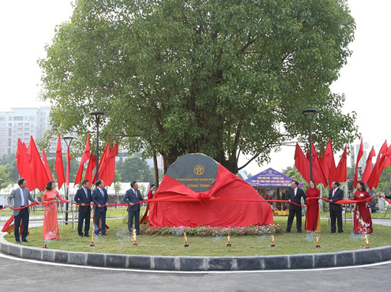 Khai trương Công viên Long Biên quy mô 21,56ha