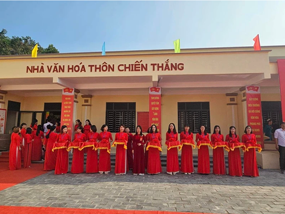 28 làng văn hóa kiểu mẫu của Vĩnh Phúc hoàn thành khu thiết chế văn hóa-thể thao hiện đại