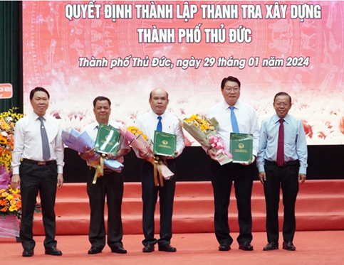 TP Thủ Đức ra mắt Thanh tra Xây dựng TP Thủ Đức