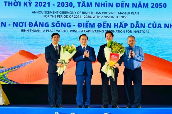 Công bố Quy hoạch tỉnh Bình Thuận thời kỳ 2021 - 2030, tầm nhìn đến 2050