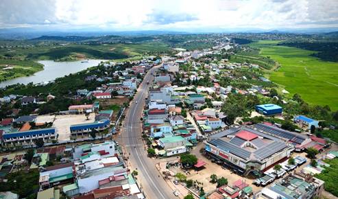 Thị trấn Di Linh phát triển 6 khu vực đô thị