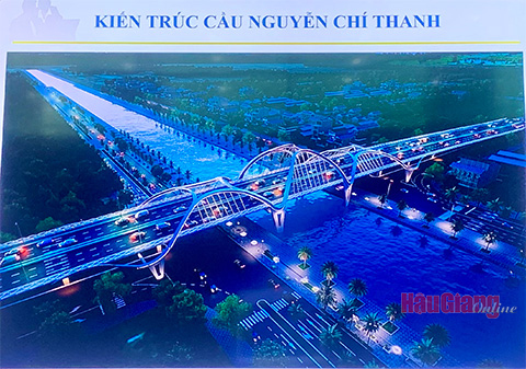 Ban Thường vụ Tỉnh ủy thông qua phương án kiến trúc cầu Nguyễn Chí Thanh