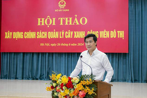 Thứ trưởng Nguyễn Tường Văn chủ trì hội thảo Xây dựng chính sách quản lý cây xanh, công viên đô thị