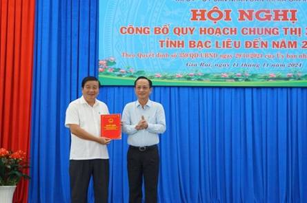 Công bố quy hoạch thị xã Giá Rai, Bạc Liêu