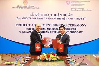  Lễ ký Thỏa thuận Dự án Chương trình Phát triển đô thị Việt Nam - Thụy Sĩ
