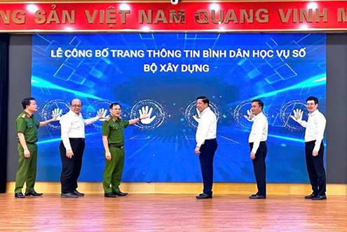 Ra mắt Trang thông tin Bình dân học vụ số Bộ Xây dựng
