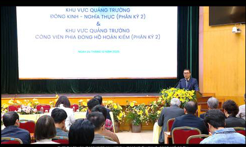 Treo giải 1,6 tỷ đồng thi tuyển kiến trúc hai quảng trường hồ Gươm