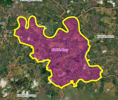 Quy hoạch hạ tầng giao thông xã Kiến Thụy, TP Hải Phòng đến năm 2030