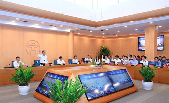 Hà Nội xem xét dự thảo đề án triển khai thí điểm mô hình xã, phường 'Xã hội chủ nghĩa'