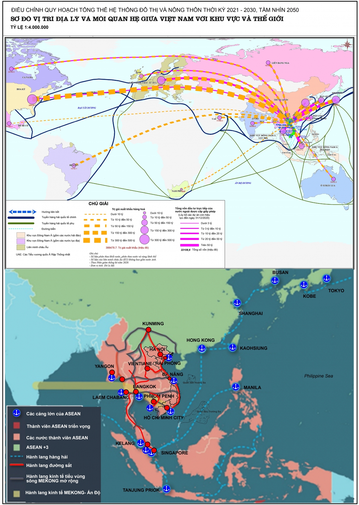 Quy hoạch hệ thống đô thị và nông thôn thời kỳ 2021 – 2030, tầm nhìn đến năm 2050